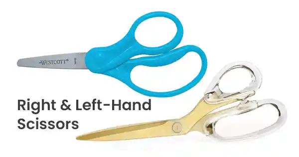 Right and left-hand scissors