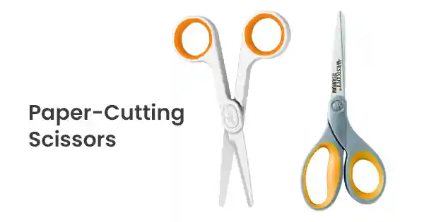 Paper-cutting scissors