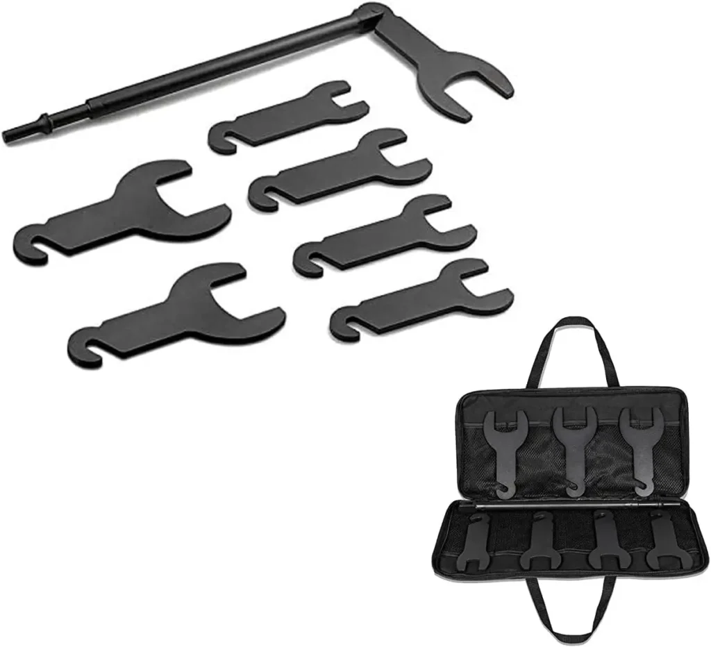 8-Piece Heavy Duty Car Fan Clutch Wrench Set