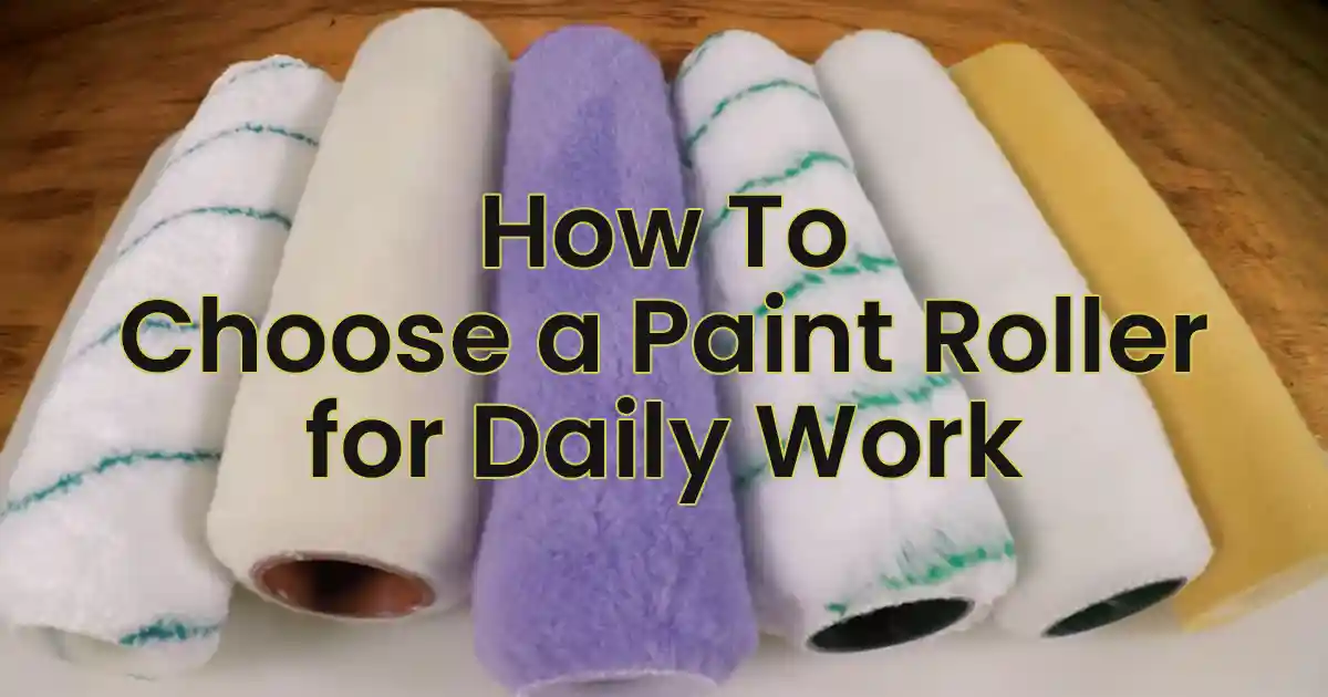 How To Choose a Paint Roller for Daily Work