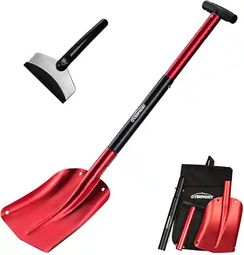 Overmont Collapsible Snow Utility Sport Shovel, 32-inch & 42-inch
