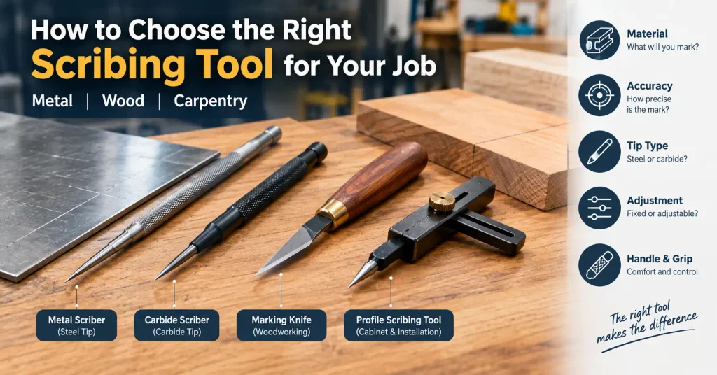 how to choose a scribing tool for different materials and jobs