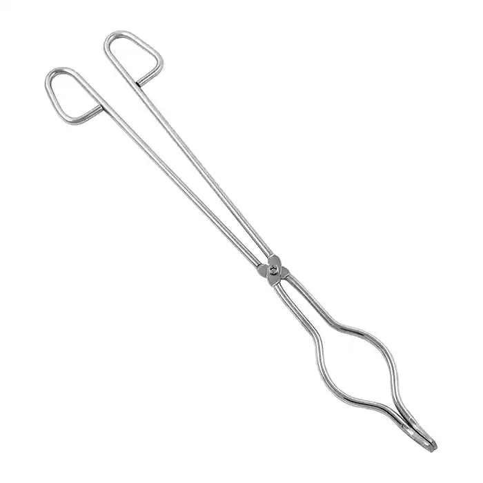 Best Crucible Tong - QWORK 16" Stainless Steel Crucible Tongs for Laboratory