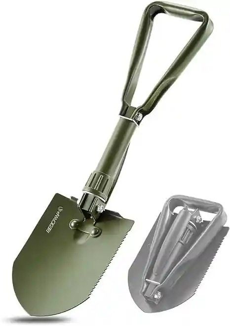 REDCAMP-Military-Folding-Camping-Shovel-Trifold-Handle-Shovel-with-Cover