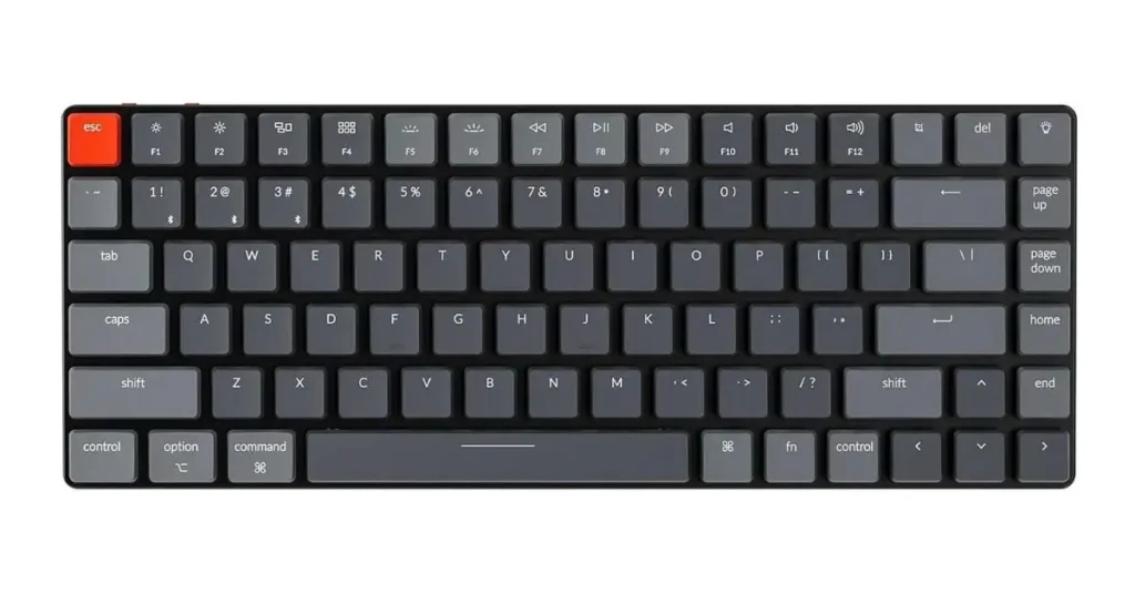 
Keychron k3 ultra slim 75 layout wireless wired mechanical keyboard
