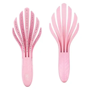 Wet Brush Go Green Curl Detangler Hair Brush- Pale Pink -Ultra-Soft IntelliFlex Detangling Bristles Glide