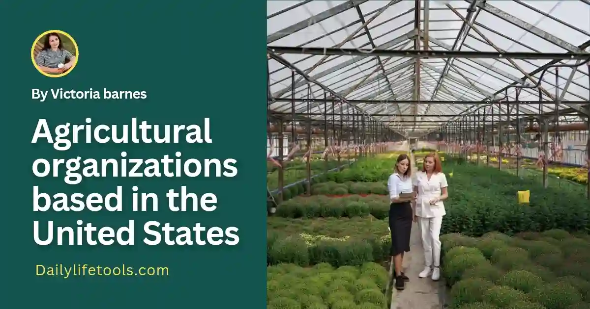 Major agricultural organizations in the USA