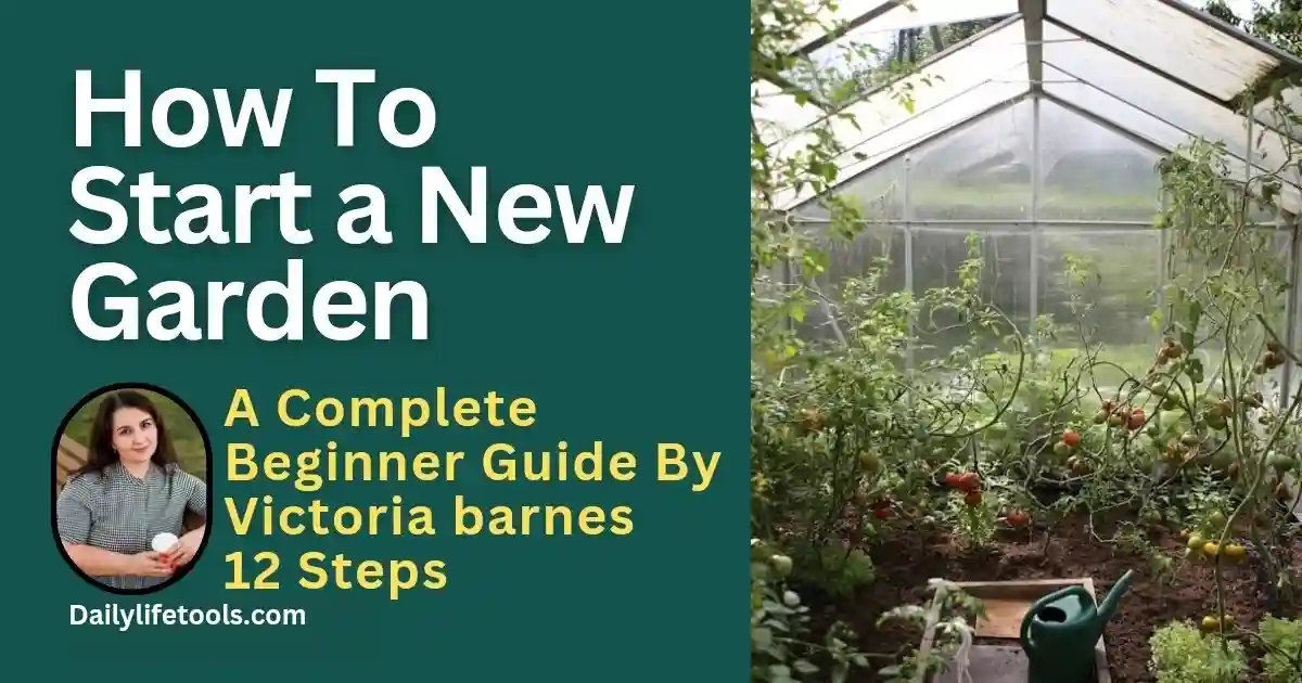 A beginner gardener planting seeds in a backyard garden