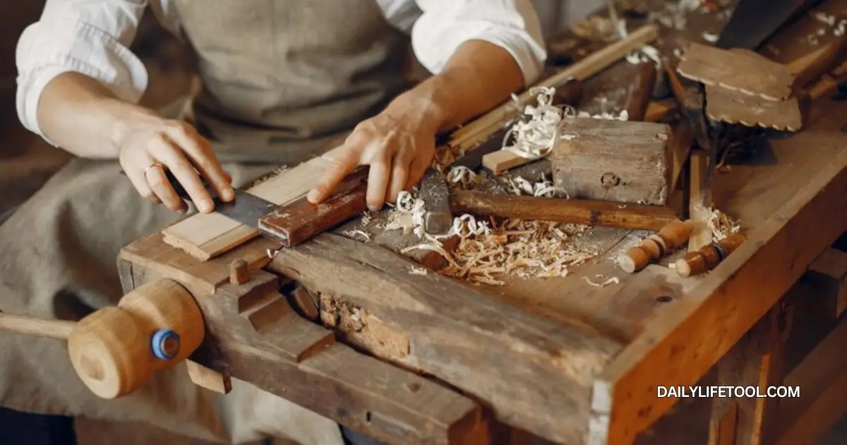 A collection of various scribing tools, with the text "Woodworking Scribing Tools vs. Metalworking Scribes: Key Differences" displayed prominently.