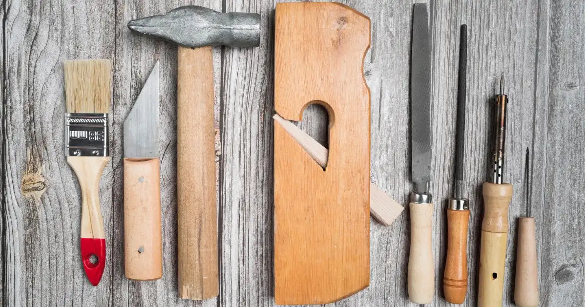 crucial for accessibility and SEO. It directly incorporates your main keyword, "58 carpenter tools list with uses," while also providing a concise description of the image's content.