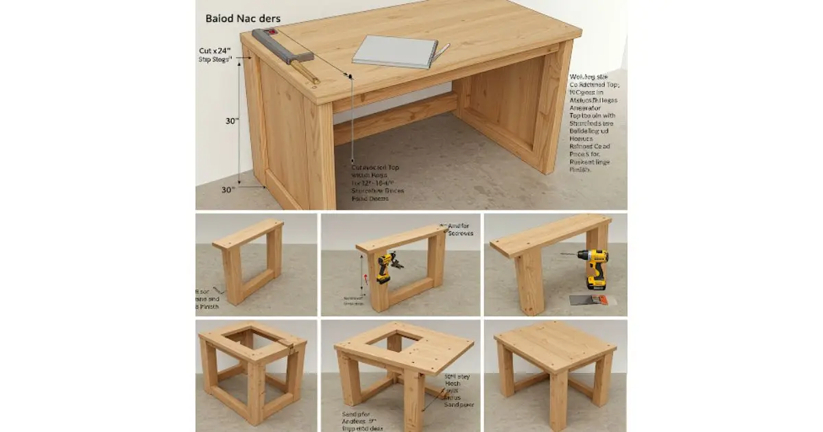 Desk - Awesome Woodworking Projects for Beginners