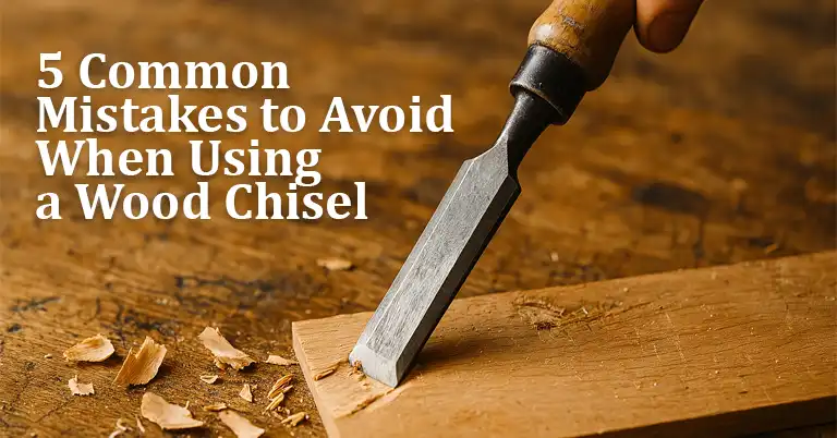 5 Mistakes to Avoid When Using a Wood Chisel