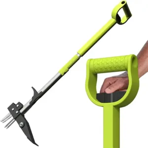 Stand-up-Weeder-Puller,-40inch-Long-Handle-4-Claws