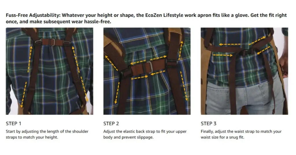 ecozen best woodworking aprons how to wear