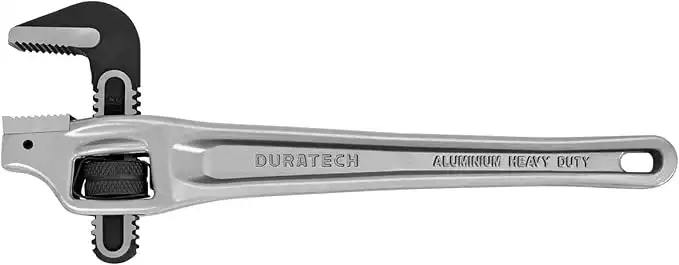 DURATECH 14-inch Heavy Duty Aluminum Offset Pipe Wrench