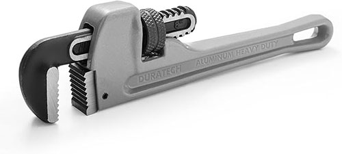 DURATECH 8-inch Aluminum Adjustable Plumbing Pipe Wrench