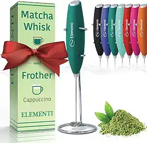 Electric Elementi Matcha Whisk & Frother Set