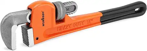 HORUSDY 14-Inch Heavy Duty Straight best pipe wrenches under $30