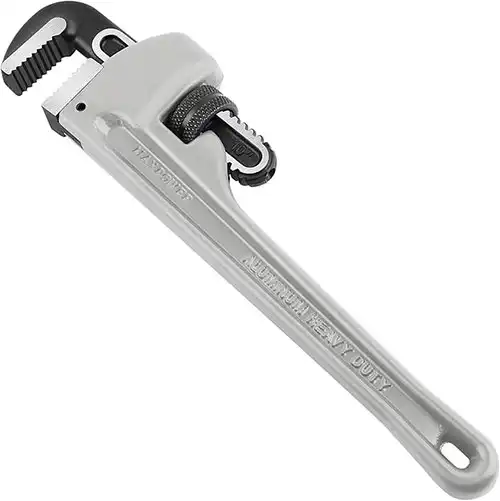 MAXPOWER 10-Inch Aluminum Adjustable Plumbing Pipe Wrench