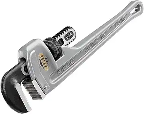 RIDGID 31095 best pipe wrench for plumbing (aluminum)