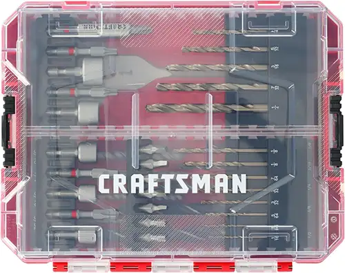 CRAFTSMAN Drill Bit Set 60 Pieces, Impact Driver and Screwdriver Bit Set , Includes Nut Drivers