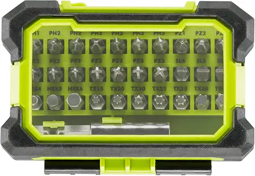 Ryobi RAK31MSDI Torque+ Impact 25mm Screwdriver Bit Set (31 Piece)