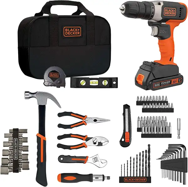 BLACK+DECKER 83 Piece Tool Kit Best for Homeowners
