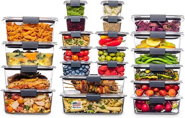 Rubbermaid Brilliance BPA Free 44-Piece Food Storage Containers Set
